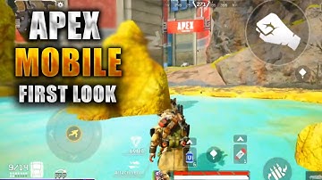 Apex Legends MOBILE! | First Look + Gameplay + First Person and Third Person view!