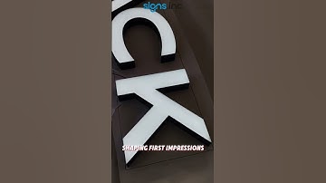 Our backlit, acrylic, and LED channel letters ensure your business stays visible 24/7.#3dsignage 