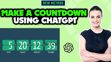 ChatGPT Tutorial | How to make a countdown using chatgpt