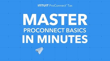 Intuit ProConnect Tax Online: ﻿The Fundamentals