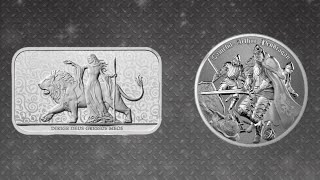 Una and the Lion Bar & Arthur Pendragon Coin