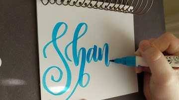 Shanelle - modern calligraphy names