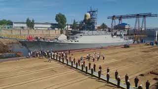 Многоцелевой корабль «Ингушетия» поступит на службу на Черноморском флоте России