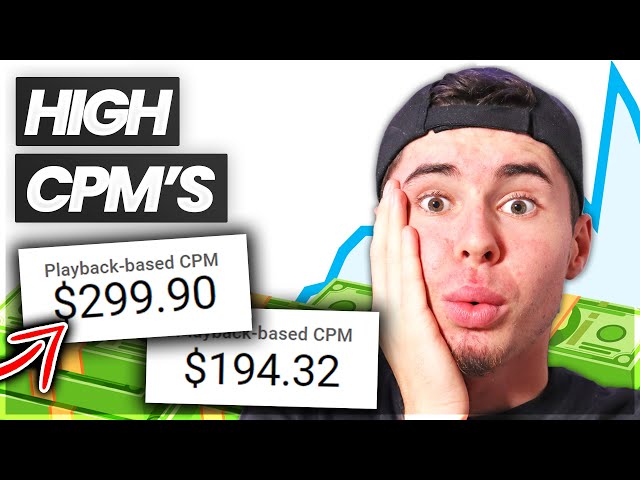 Why my  CPM is SO HIGH $100+ Channel 