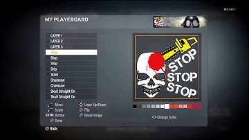 COD: Black Ops Epic Crazy Skull Emblem Tutorial HD