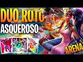 Jugué con el DUO mas ASQUEROSO 🤮 del MODO de JUEGO 2vs2vs2vs2 | NILAH y KARMA Arena GAMEPLAY