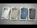 iPhone 15 Pro in All Colors Natural Titanium, Blue, Black &amp; White