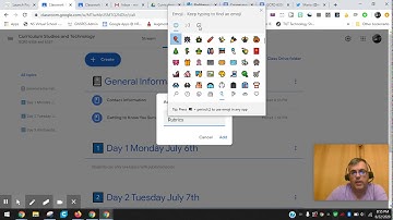 Adding Emojis in Google Classroom