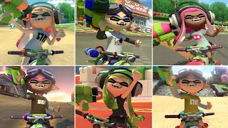 Mario Kart 8 Deluxe - All Inkling Characters