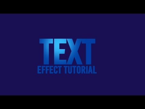 Illuminated Text Effect | Sony Vegas Tutorial #1