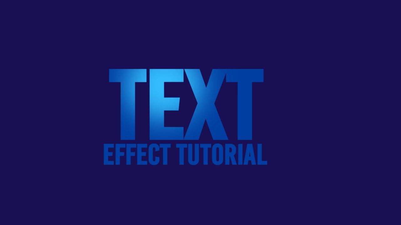 Illuminated Text Effect | Sony Vegas Tutorial #1
