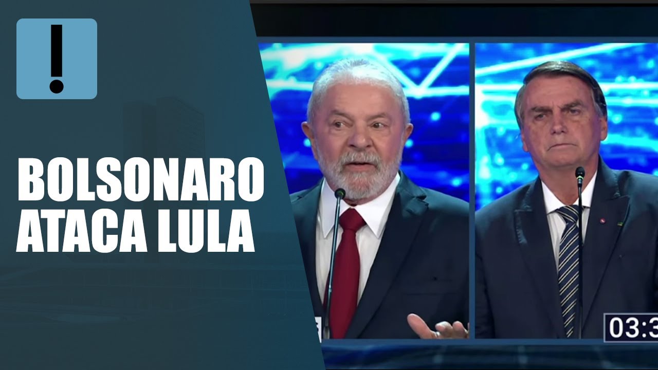 Bolsonaro questiona Lula em debate: “Quer voltar para continuar fazendo a mesma coisa na Petrobras?”