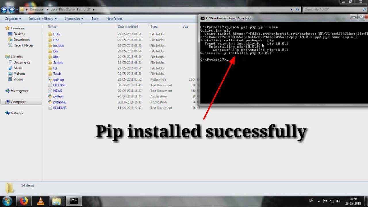 install pip windows