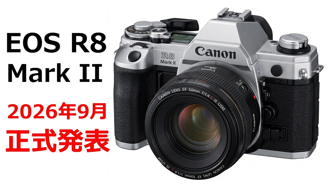 BREAKING] Canon to Announce Retro-Styled EOS R8 Mark II in