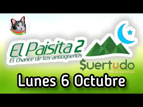 Resultado EL PAISITA 2 Lunes 6 de Octubre de 2025