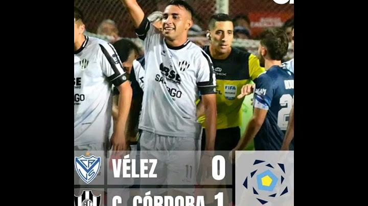 Velez Sarsfield 0=1 Central Córdoba/ Narración de D Sport Radio Nacho Genovart/ Final copa Argentina
