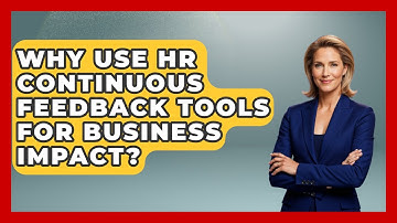 Why Use HR Continuous Feedback Tools For Business Impact? - Legal And HR SaaS Stack