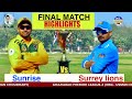 Final highlights  gpl2 byusman choudhary  surrey lions vs sunrise cricket club