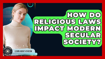 How Do Religious Laws Impact Modern Secular Society? - Learn About Atheism