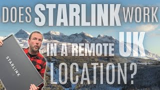 Does STARLINK Work In A Remote UK Location?  Testing Satellite Internet  Isle of Skye  Highlands