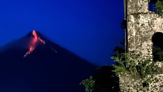 Explosive Mayon Volcano Eruption Forces Evacuations | Cagsawa Ruins, Albay Philippines