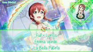 Download Lagu Emma Verde ! Love Live ( Full + Lyrics ) La Bella Patria MP3