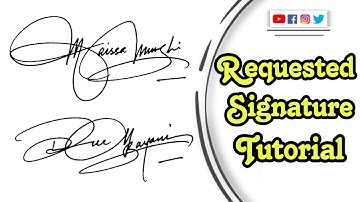 Signature tips ✍ | Requested Signature Tutorial @AnupCalligraphy  #signature #signaturestyle