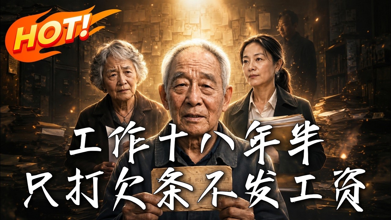 工作十八年半，老闆只打欠條不發工資