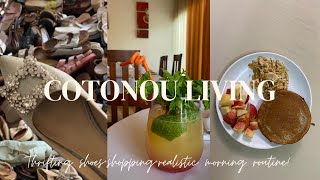 COTONOU LIVING #8- biggest market in cotonou(missebo) my unemployed realistic morning routine & more