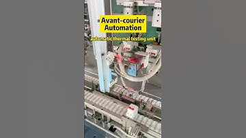 MCB detection line-automatic thermal testing unit #MCB #automatic #mechanical #production #testing