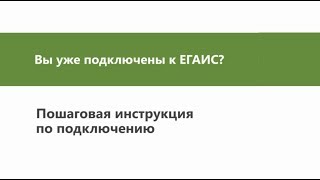 Подключение к ЕГАИС пошаговая инструкция для всех Подключение к ЕГАИС пошаговая инструкция для всех