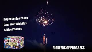 Pioneers Of Progress Firework - 500g Multi-shot Aerial Cake - World Class