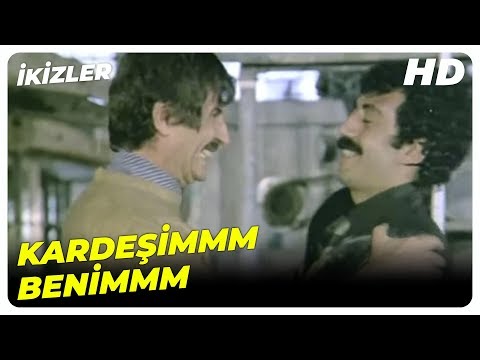 İkizler - Müslüm Baba, Murat'ın Öz Kardeşi Olduğunu Öğrendi | Müslüm Gürses Eski Türk Filmi