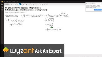 Find the anti-derivative (evaluate an indefinite integral) of a polynomial function using subst.