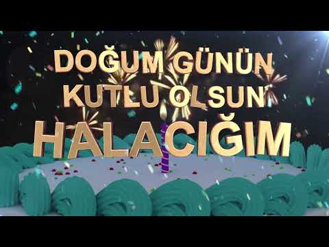 İyi ki doğdun HALACIĞIM - İsme Özel Doğum Günü Şarkısı