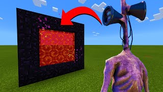 How To Make A Portal To The GTA 5 Siren Head Dimension in Minecraft!