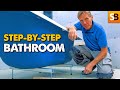 How to Install a Complete Bathroom Step-by-Step