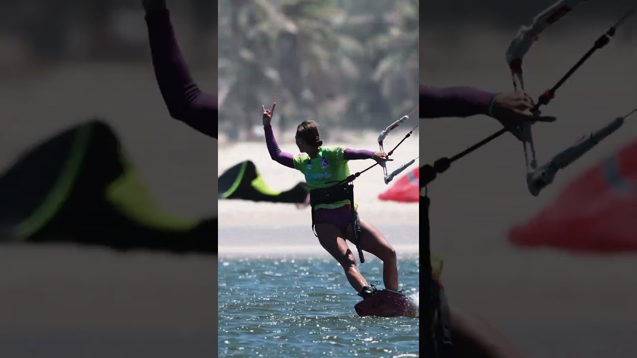 Francesca Bagnoli reaching for the stars #gkakiteworldtour #gkafreestyle #gkacauipe