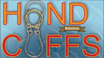 Solution for Handcuffs from Puzzle Master Wire Puzzles