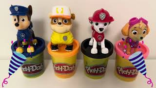 PAW PATROL Toys Play-Doh Costumes | Best Playdough Color Learning Video for Toddlers & Preschoolers