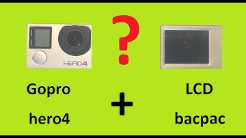 gopro hero4 LCD Bacpac