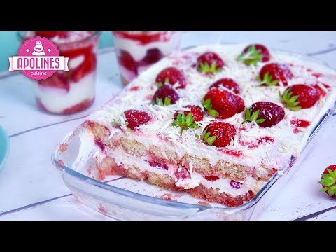 საზაფხულო ტირამისუ მარწყვით და ხაჭოს მსუბუქი კრემით - Marwyvis Tiramisu