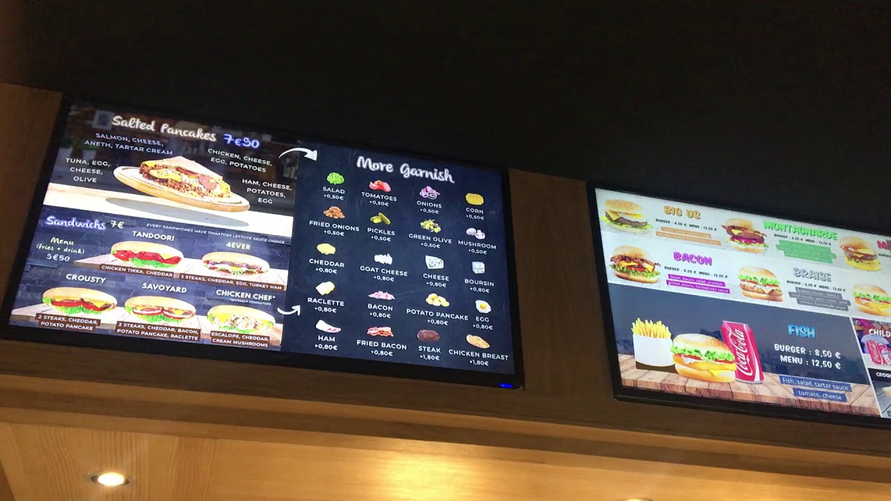 on screen display menu