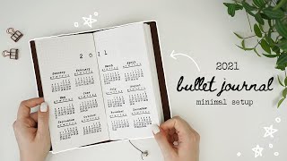My 2021 bullet journal setup // why I almost quit