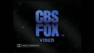 CBS/Fox Video/20th Century Fox (1989/1988)
