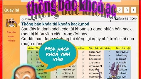 [nro] thông báo khoá ních từ admin và cách chánh bị khoá ních khi dùng mod