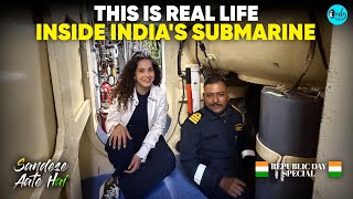 Download Lagu I Spent 24 Hours Inside India’s Deadliest Submarine! | Sandese Aate Hai S2E4 MP3