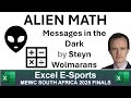How to solve Messages in the Dark by Steyn Wolmarans (MEWC South Africa finals case)