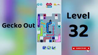 🎮 Gecko Out Level 32 Walkthrough | Go Answer 🦎