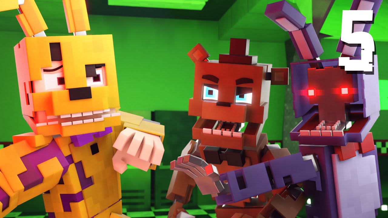 Let Me Out  Minecraft Animated FNaF Music Video Song by APAngryPiggy Shattered Souls Part 5